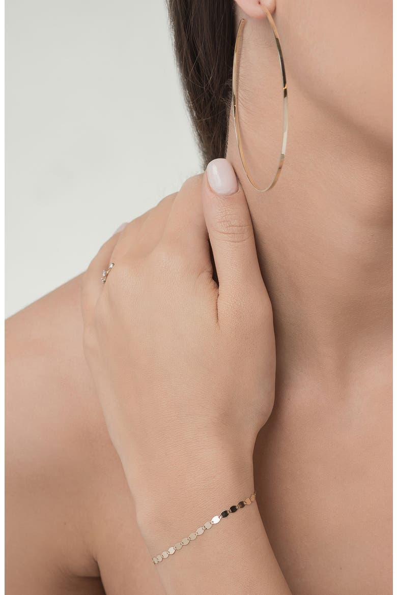 Nude 14K Gold Link Bracelet, Alternate, color, WHITE GOLD