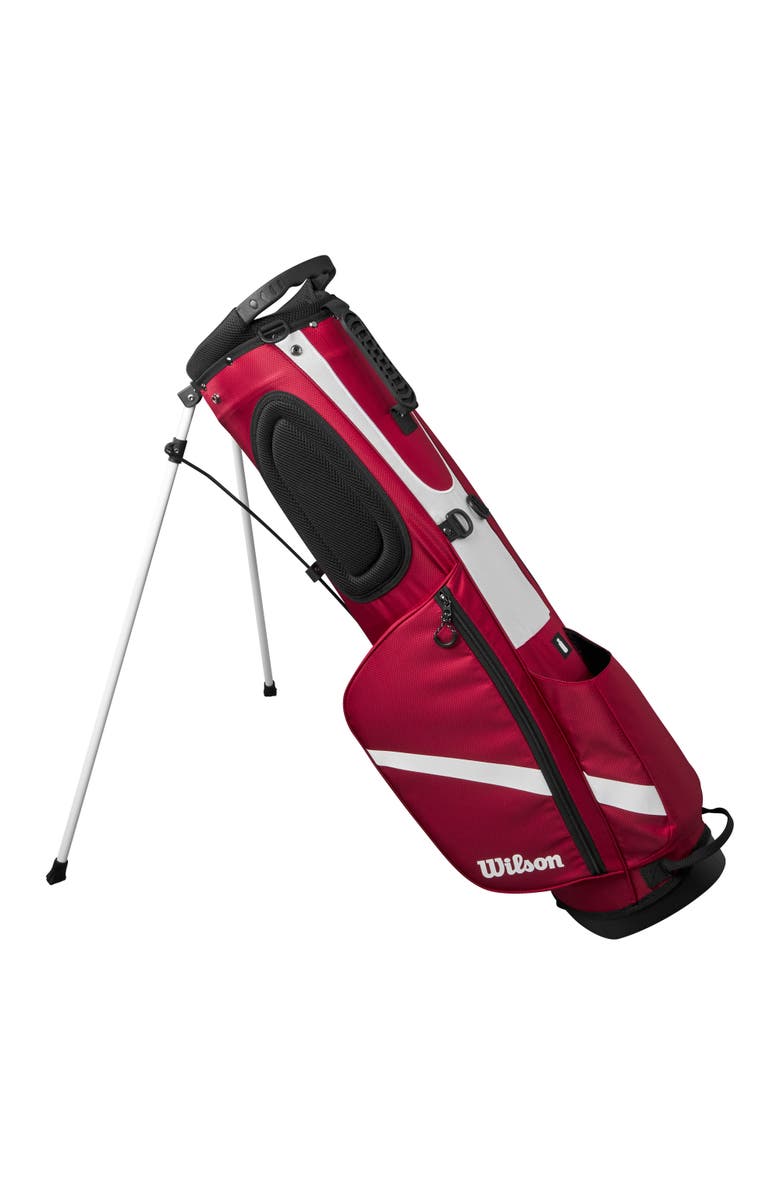 WILSON QS Golf Stand Bag, Alternate, color, Red/White/Black