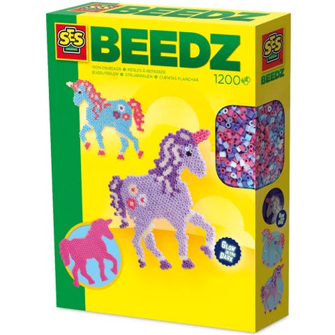 Beedz Fantasy Horses, 1200 Fusible Iron On Beads, Kids 5+