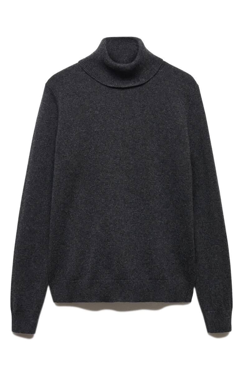 MANGO Turtleneck Cashmere Sweater, Alternate, color, 