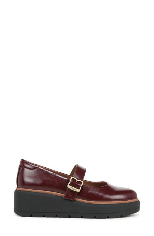 Dr. Scholl's Women's Nice Day Max Mary Jane Platform Loafer In Wine