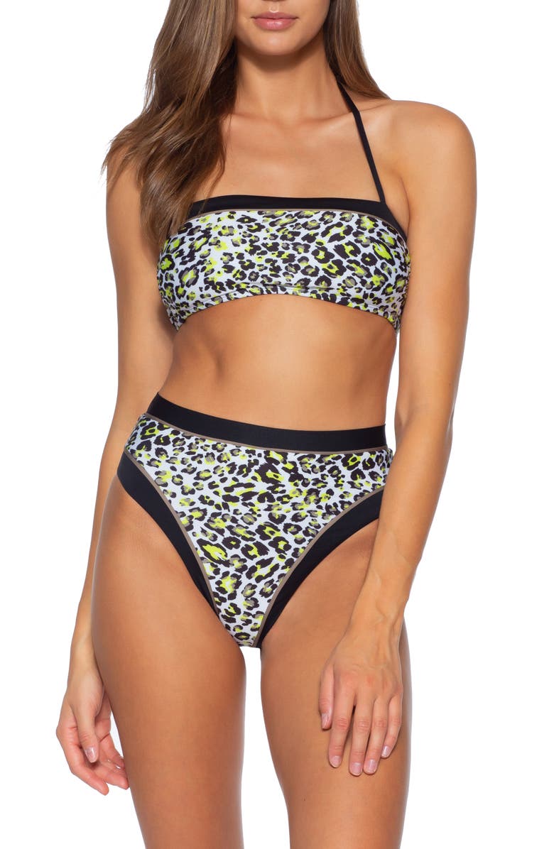 Soluna Into the Wild High Waist Bikini Bottoms, Alternate, color, 