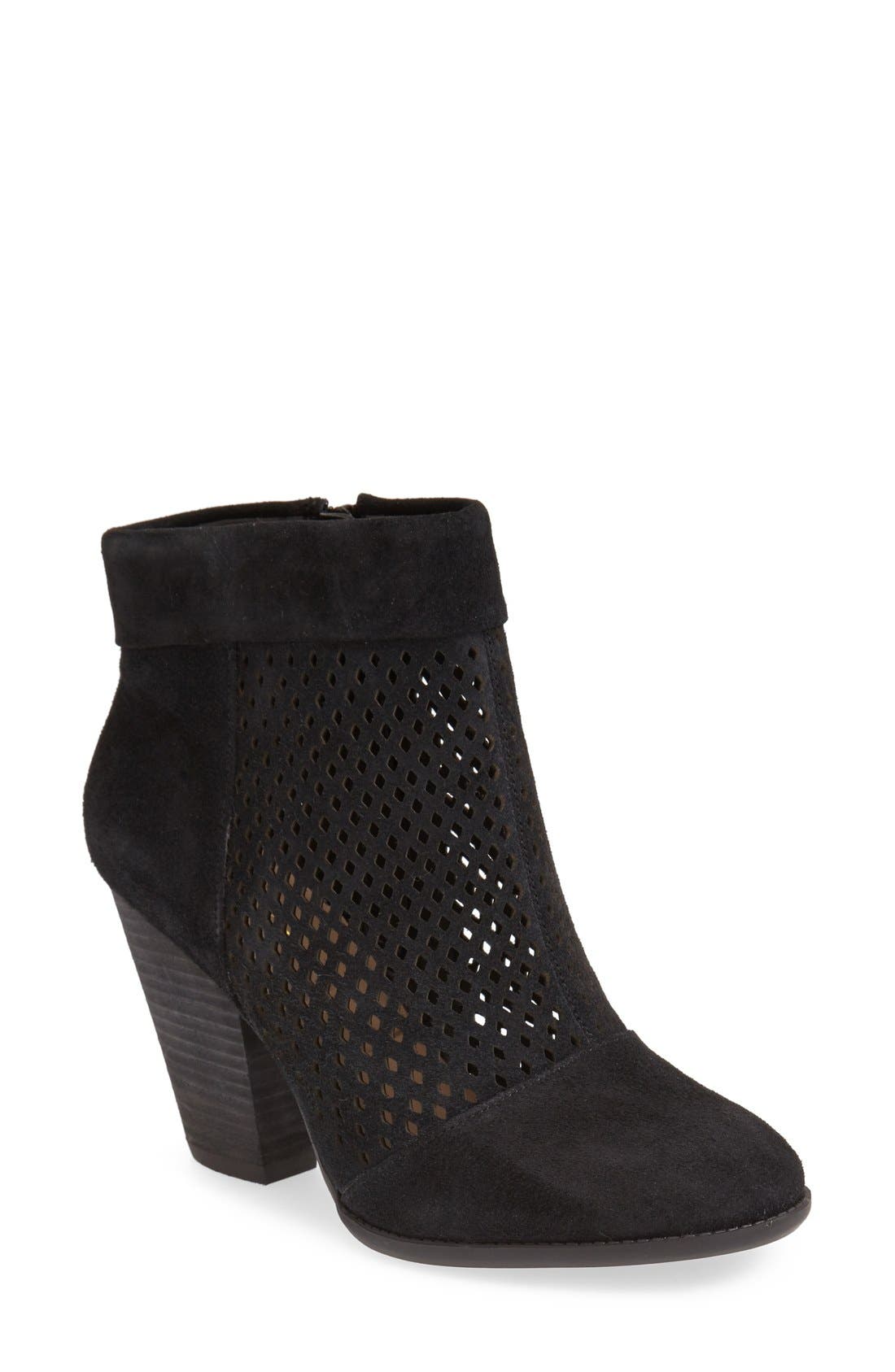 'Sidney' Bootie, Main, color, BLACK