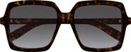 Saint Laurent 56mm Gradient Square Sunglasses