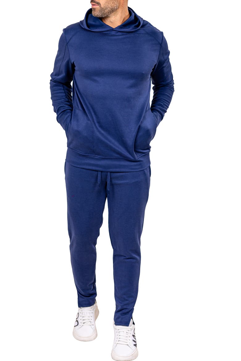 Marthyr Ribbed Performance Joggers, Alternate, color, BLUE