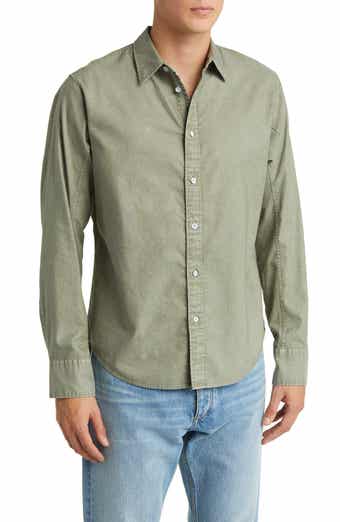 Fit 2 Solid Cotton Button-Up Shirt