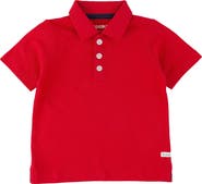 RuggedButts Toddler Boys Pique Short Sleeve Polo Shirt