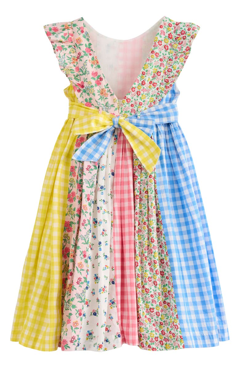 Mini Boden Kids' Prudence Bow Back Dress, Alternate, color, 