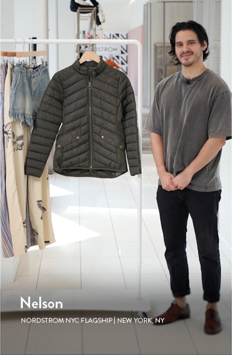 Stretch Cavalry Quilted Jacket, sales video thumbnail