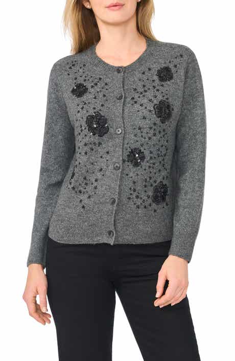 Floral Embellished Cardigan