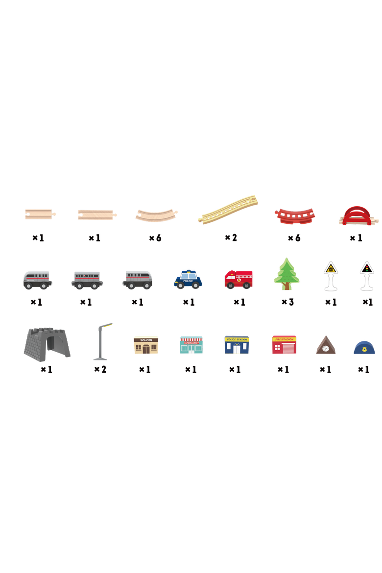 Small City Vehicle Set, Alternate, color, Beige