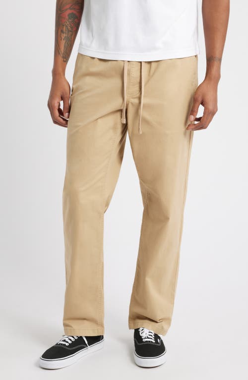 Vans Range Relaxed Drawstring Pants In Brown