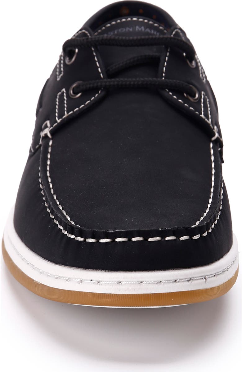 ASTON MARC Classic Boat Shoe, Alternate, color, Black