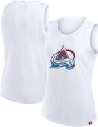 FANATICS Women's Fanatics White Colorado Avalanche Slub Tank Top