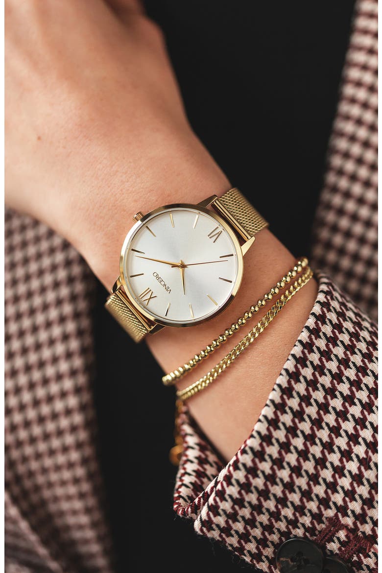 The Beaded Chain Bracelet, Alternate, color, GOLD