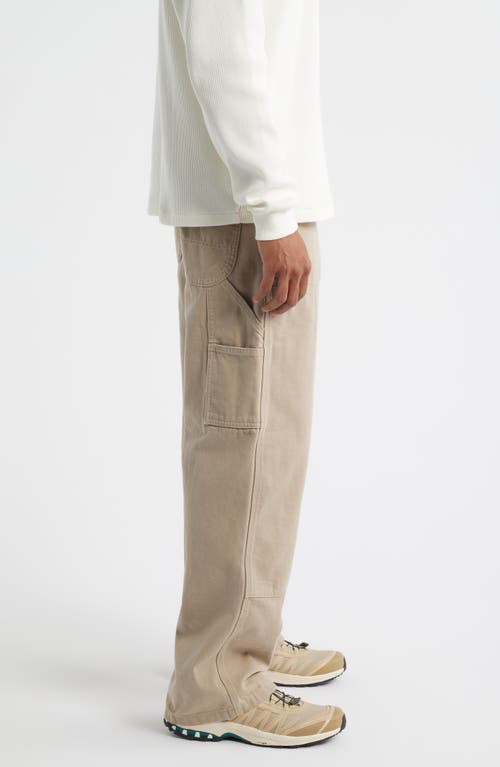Dickies Double Knee Cotton Canvas Carpenter Pants In Neutral