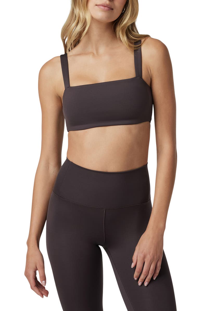 Vuori Evolve Square Neck Bra, Main, color, Sangria