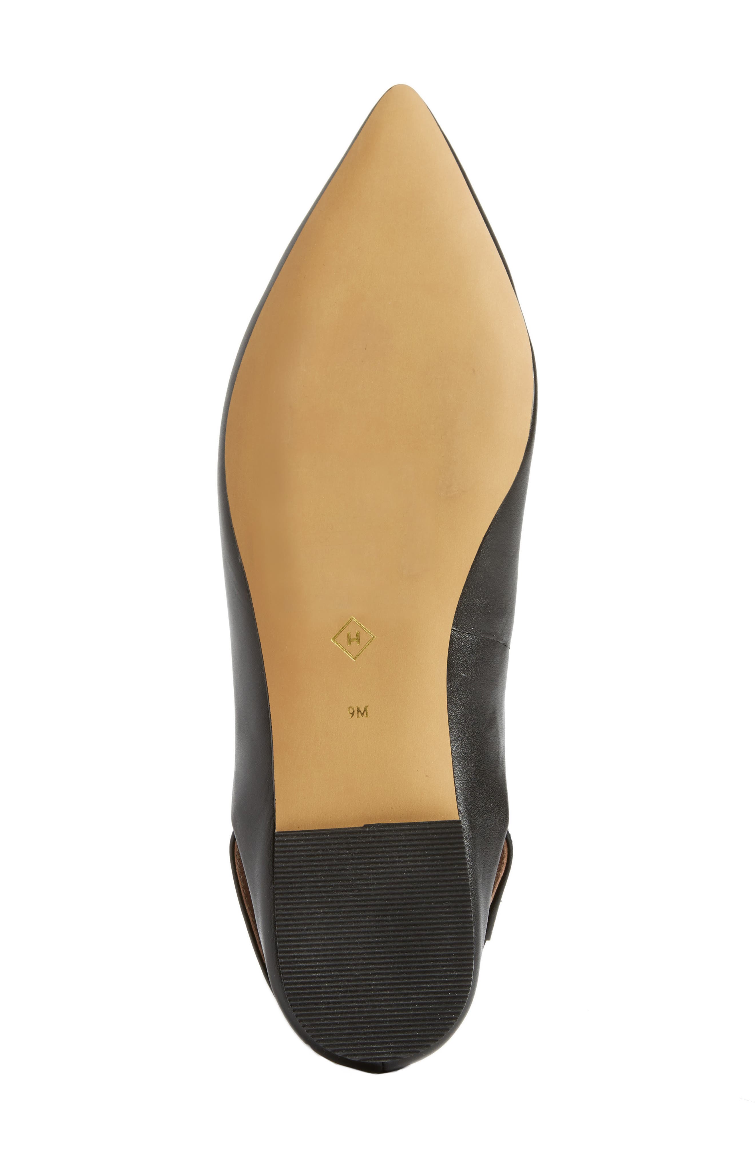 Sadie Slingback Flat, Alternate, color, BLACK LEATHER