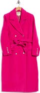 L'AGENCE Olina Belted Wool Blend Trench Coat