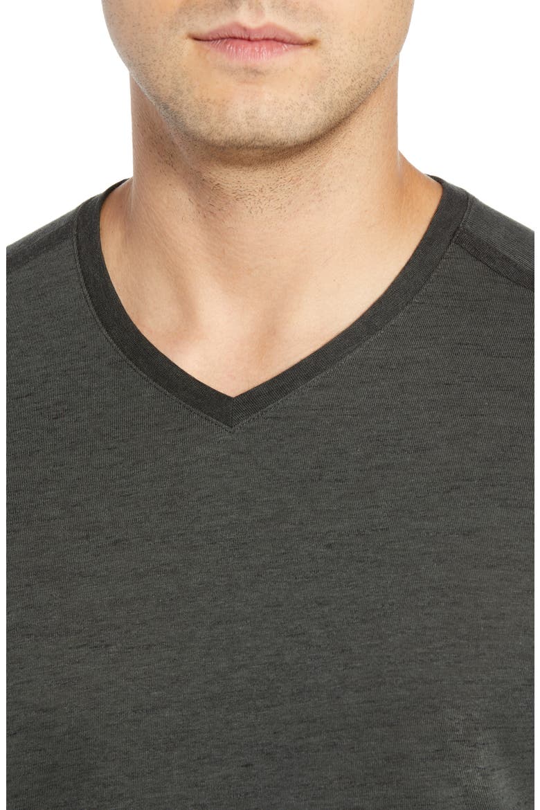 Flatrock Regular Fit V-Neck T-Shirt, Alternate, color, IRON