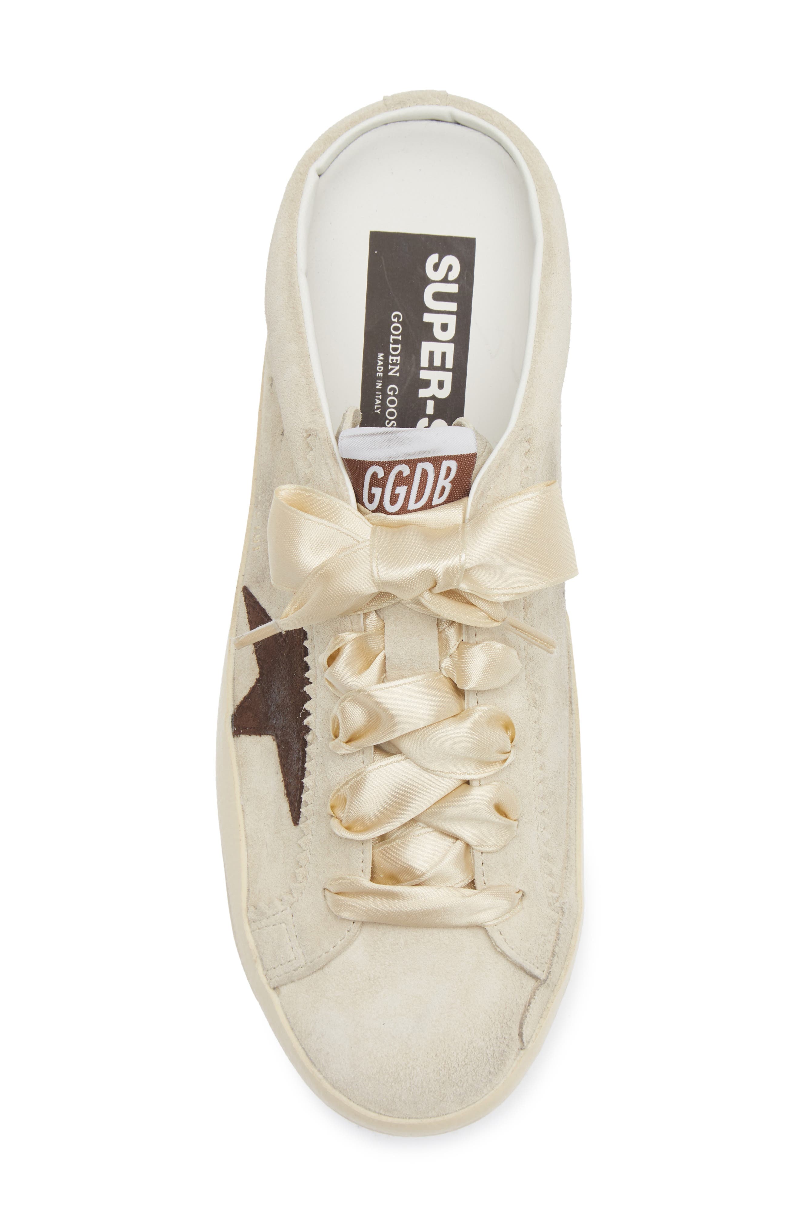 Golden Goose Super-Star Sabot Mule Sneaker, Alternate, color, Beige/ Brown
