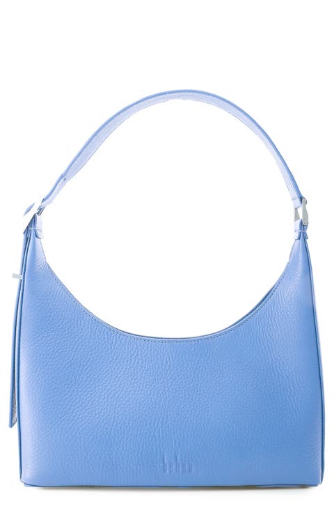 Danny Flatiron Pebble Leather Shoulder Bag