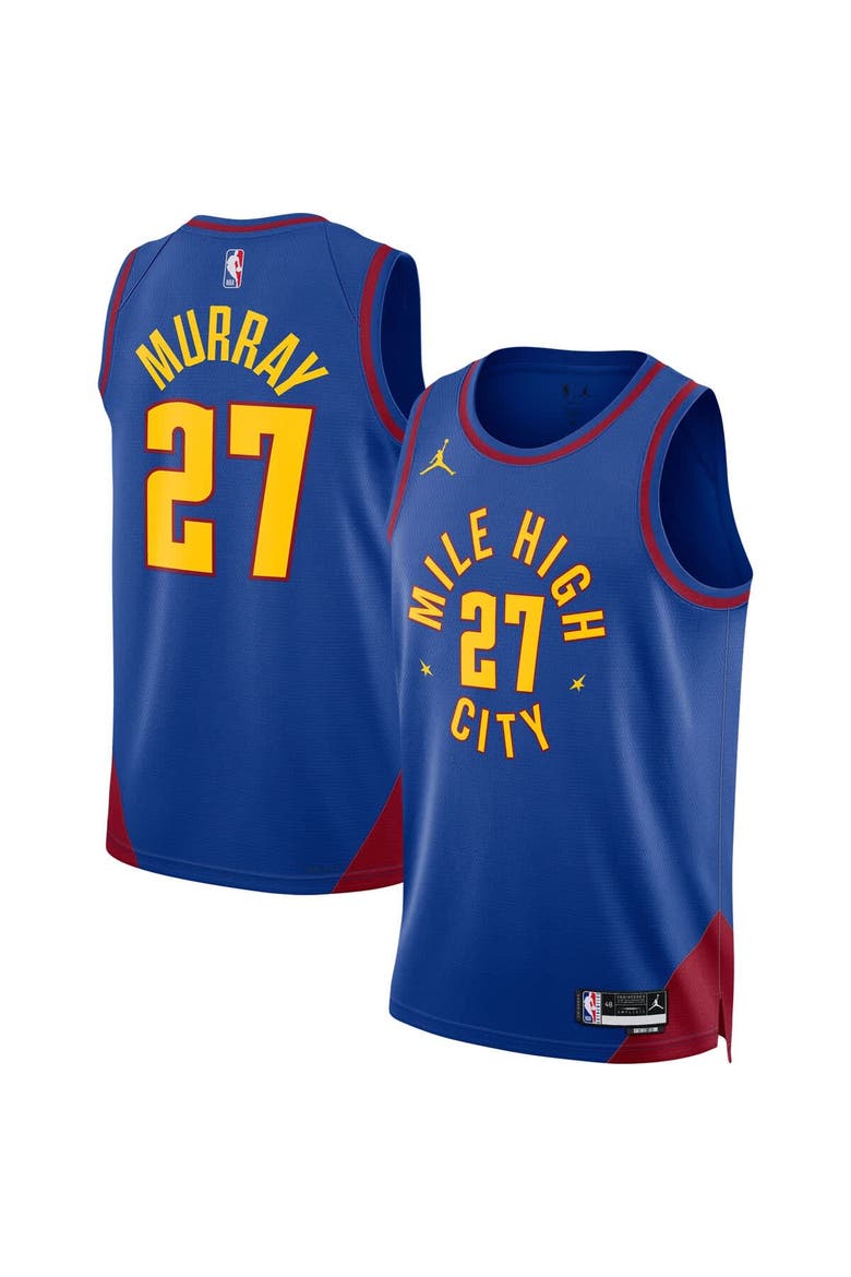 Unisex Jordan Brand Jamal Murray Blue Denver Nuggets Swingman Jersey - Statement Edition, Main, color, Blue