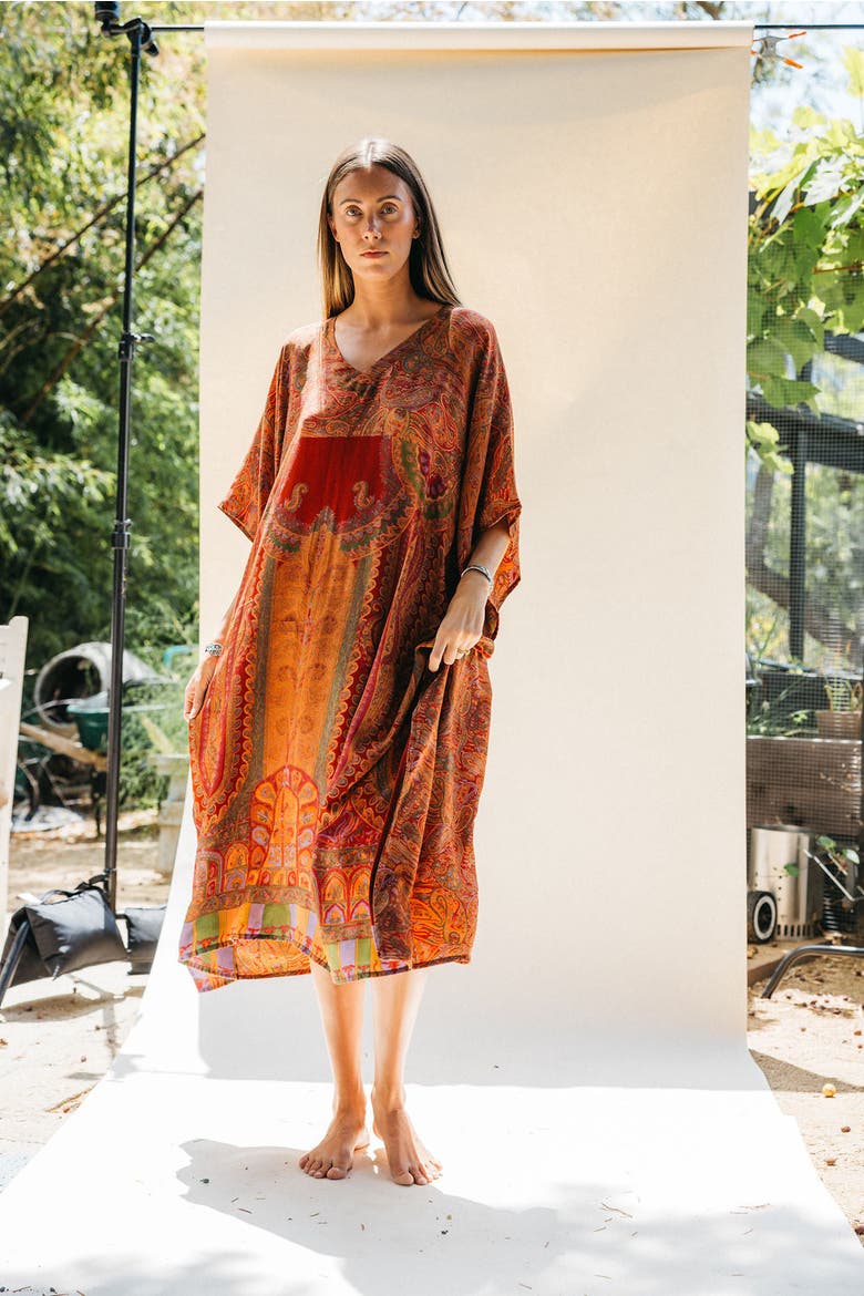 Long Caftan Deb, Alternate, color, Red
