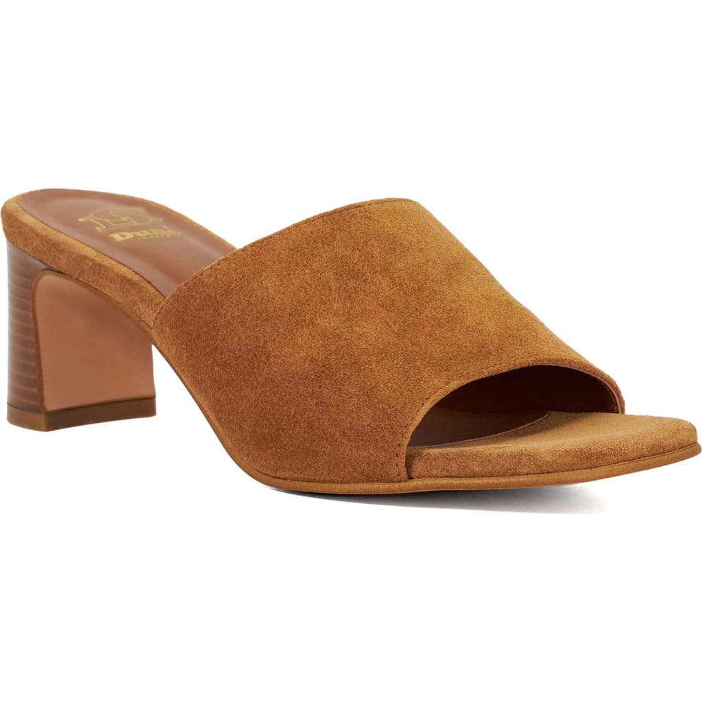 Dune London Jule Slide Sandal In Tan