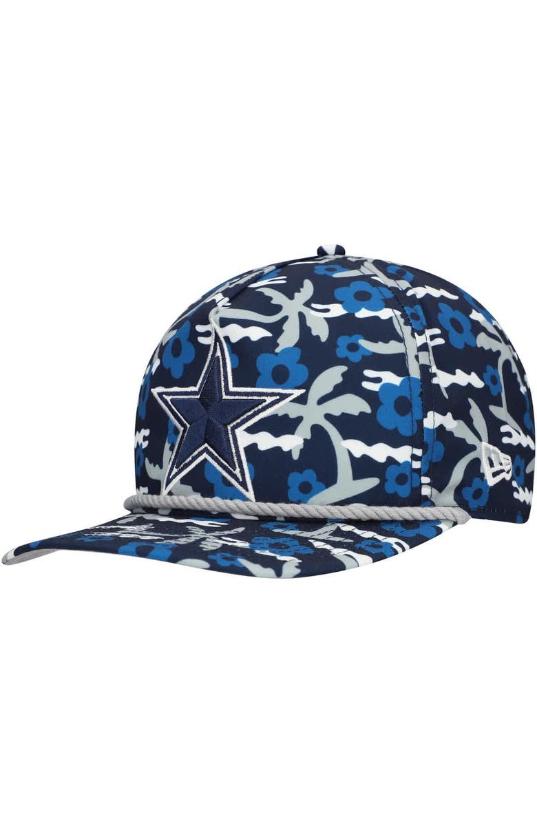 New Era Men's New Era Navy Dallas Cowboys Wakey Wakey Golfer Snapback Hat, Main, color, Navy