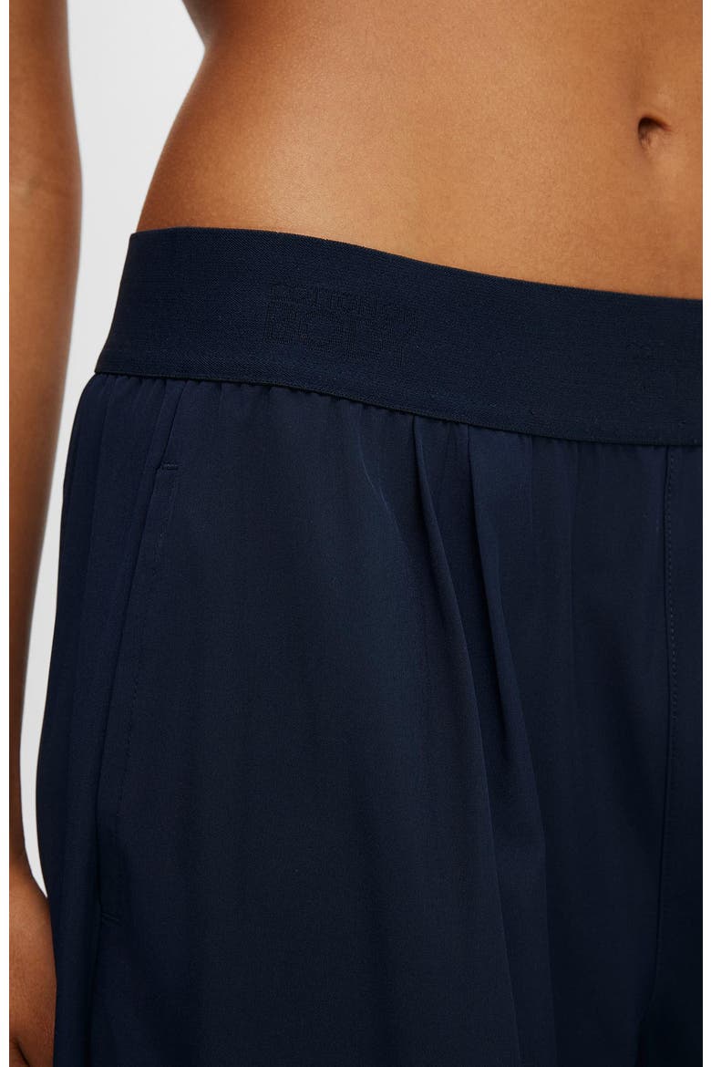 Women's Active Studio Woven Elastic Pant, Alternate, color, Prep Sport Navy