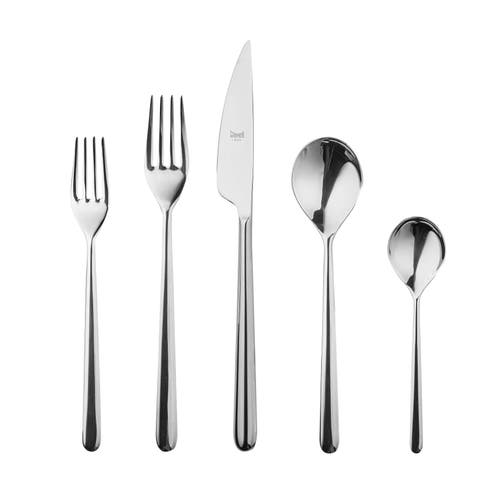 Mepra Linea Flatware Set In Silver