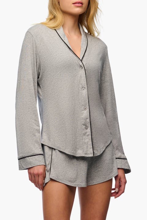 Pima Lusso Longsleeve Top Boxer Pj Set