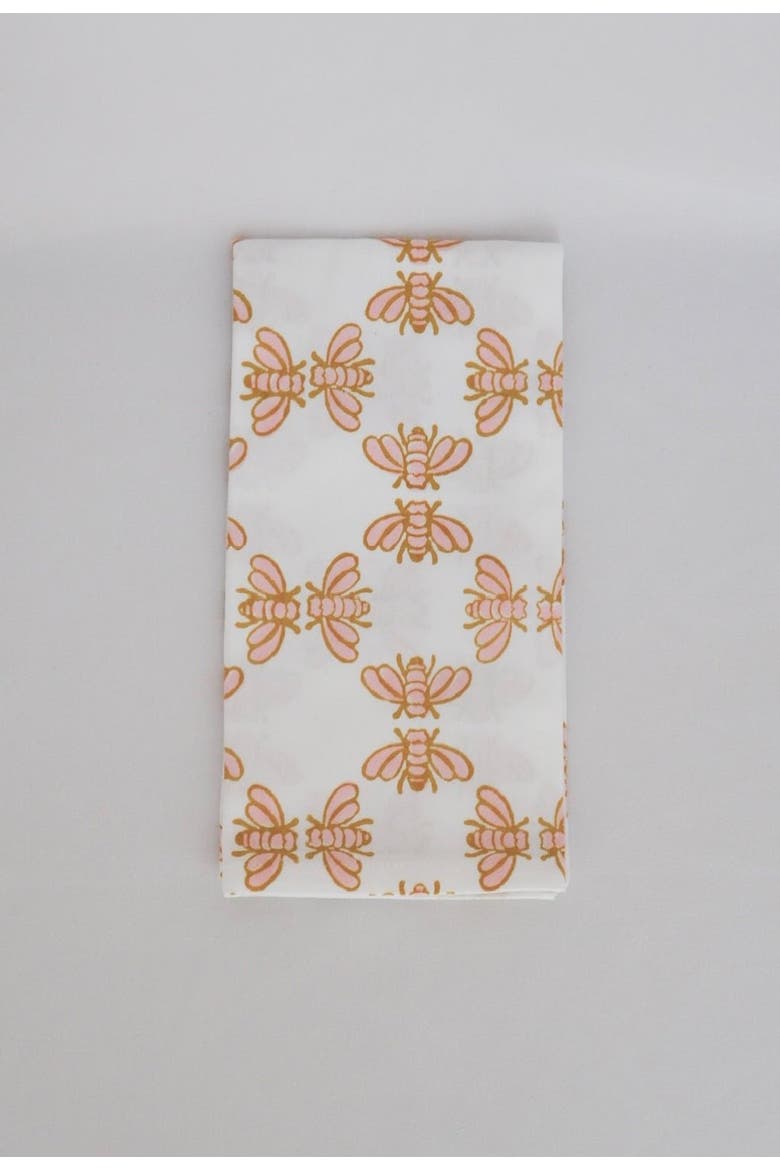 Honeybee Napkins - Set of 4, Alternate, color, Rose & Mustard