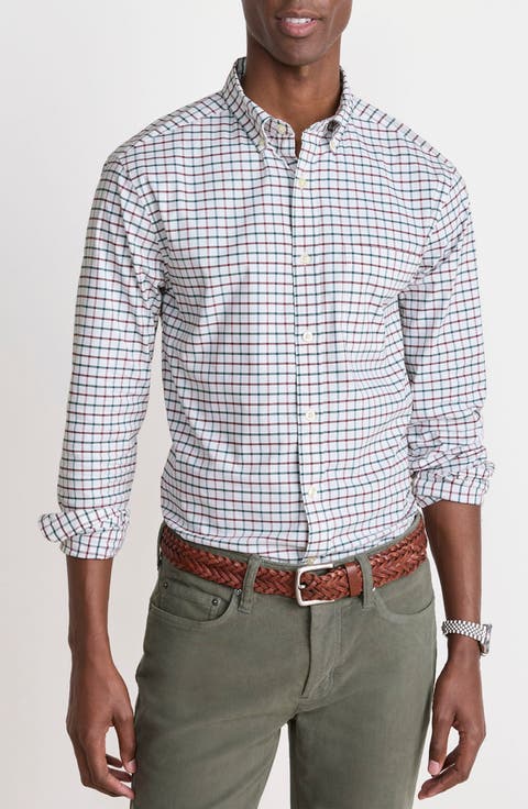Quidnet Check Button Down Shirt
