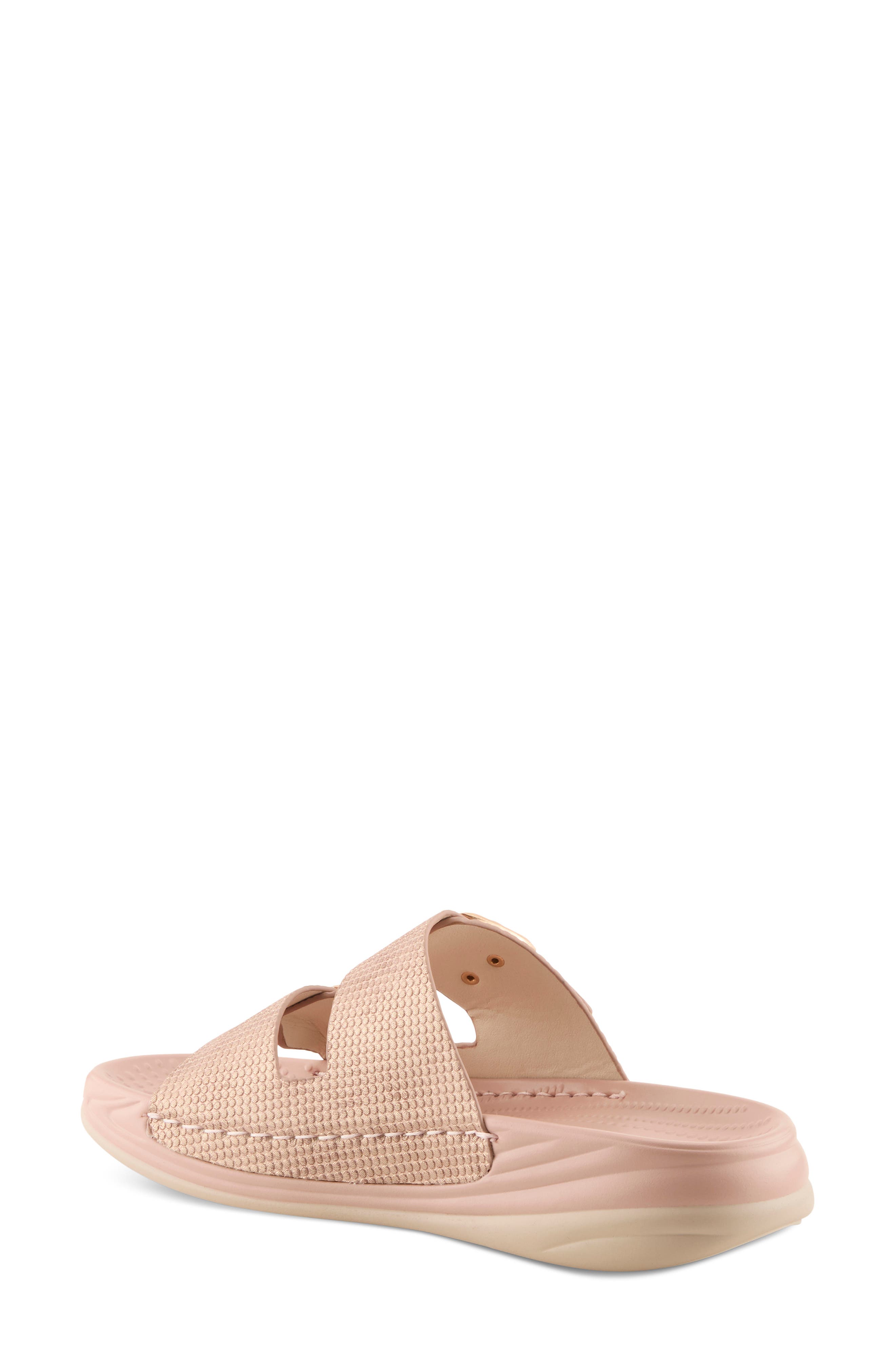 Buttermere Slide Sandal, Alternate, color, PINK METALLIC