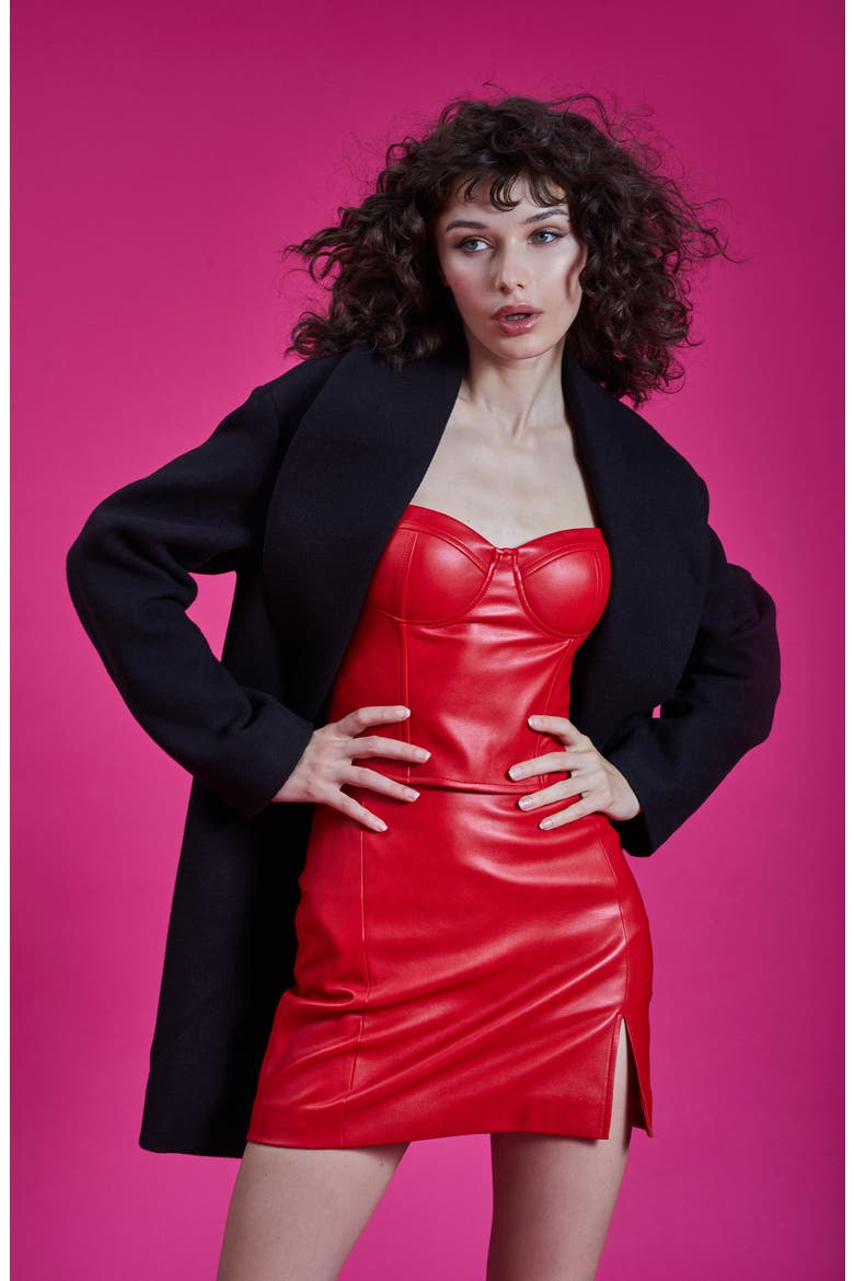 Shawl Collar Coat, Alternate, color, BLACK