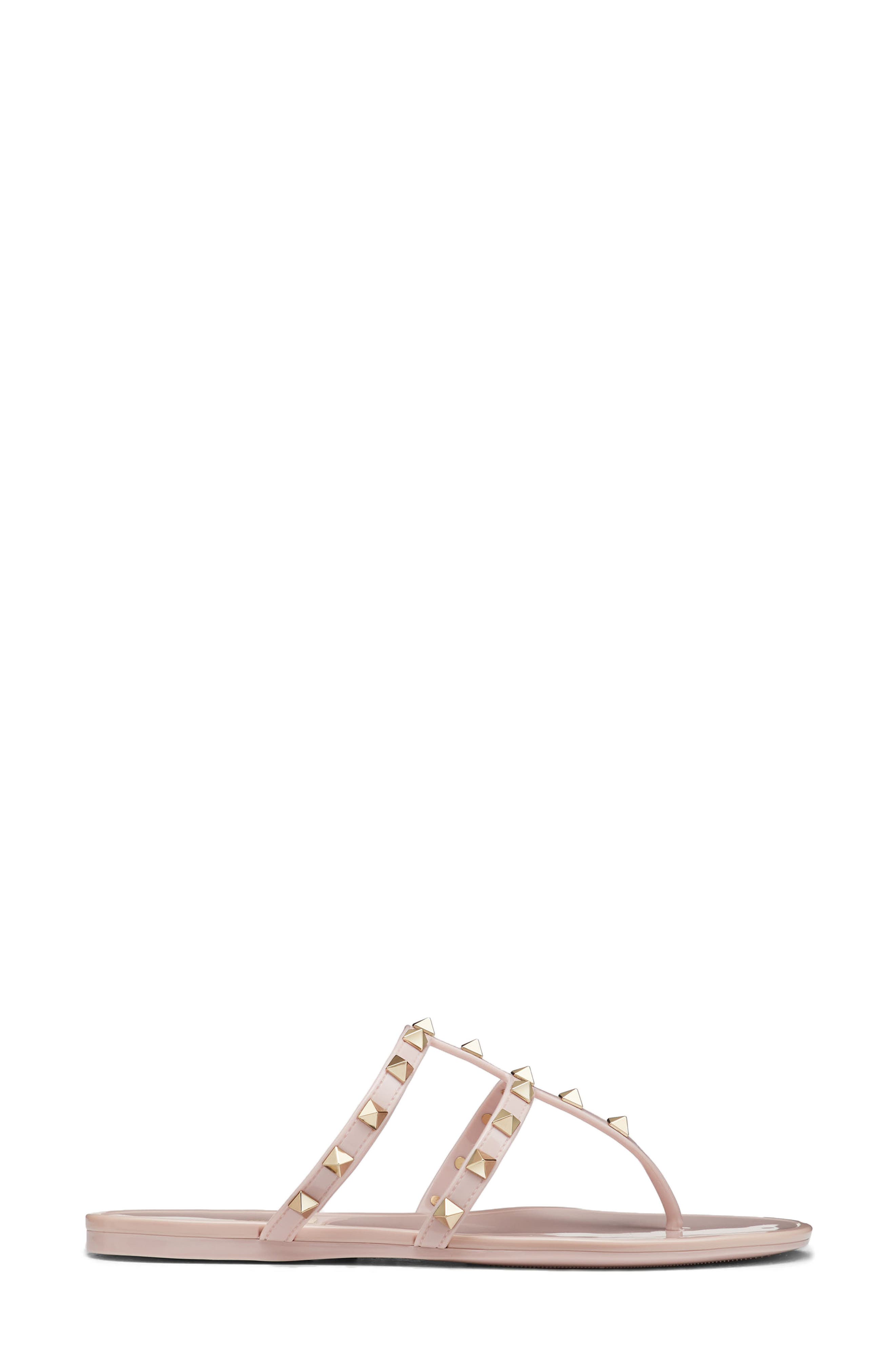 Rockstud Jelly Sandal, Alternate, color, POUDRE