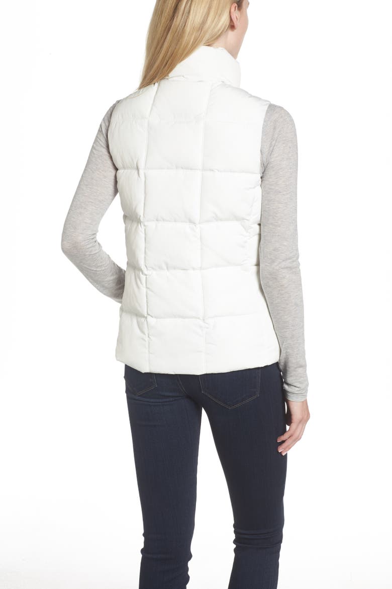 Quilted Puffer Vest, Alternate, color, WHITE