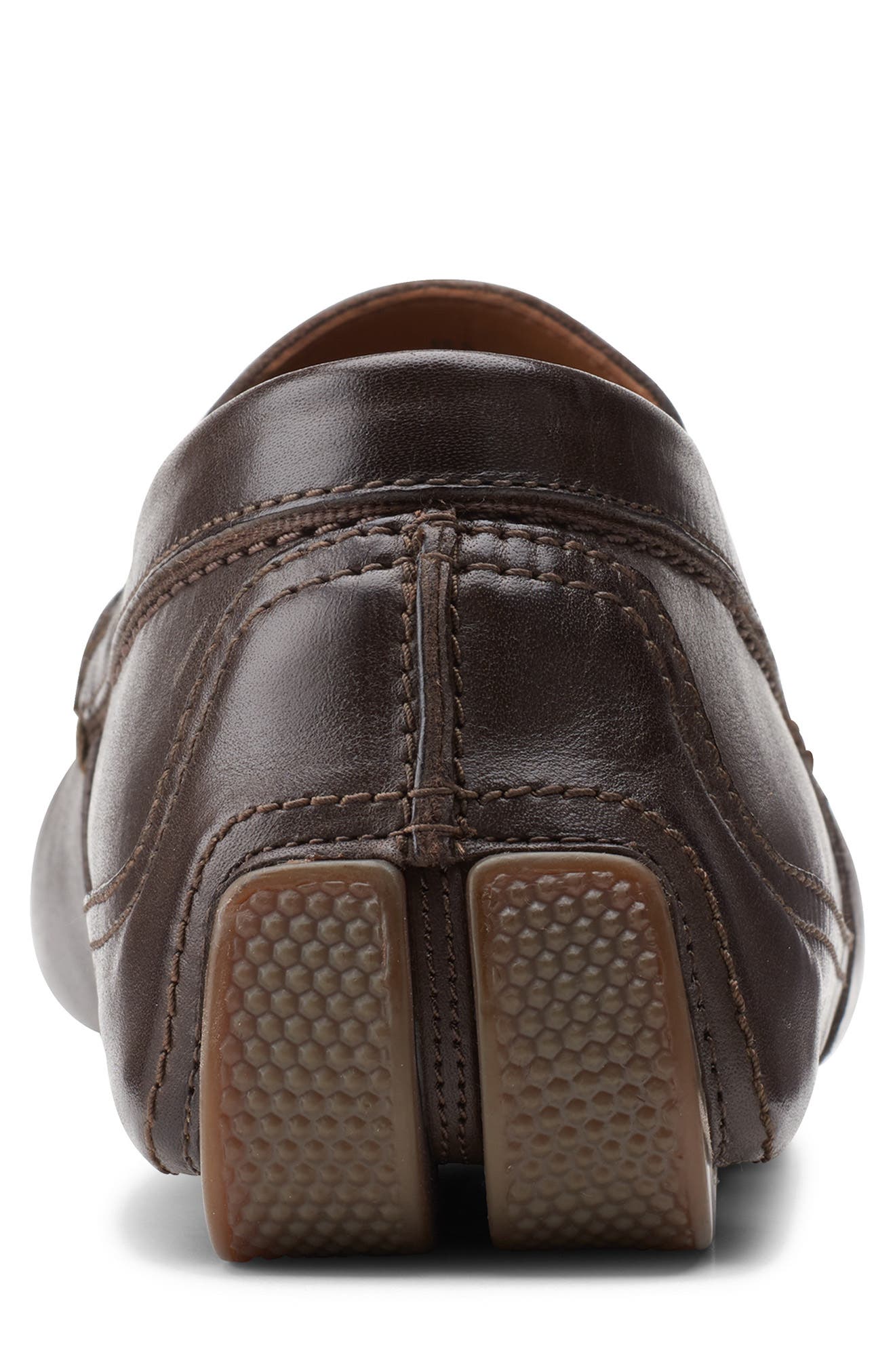 Clarks<sup>®</sup> Markman Plain Leather Loafer, Alternate, color, Dark Brown Leather