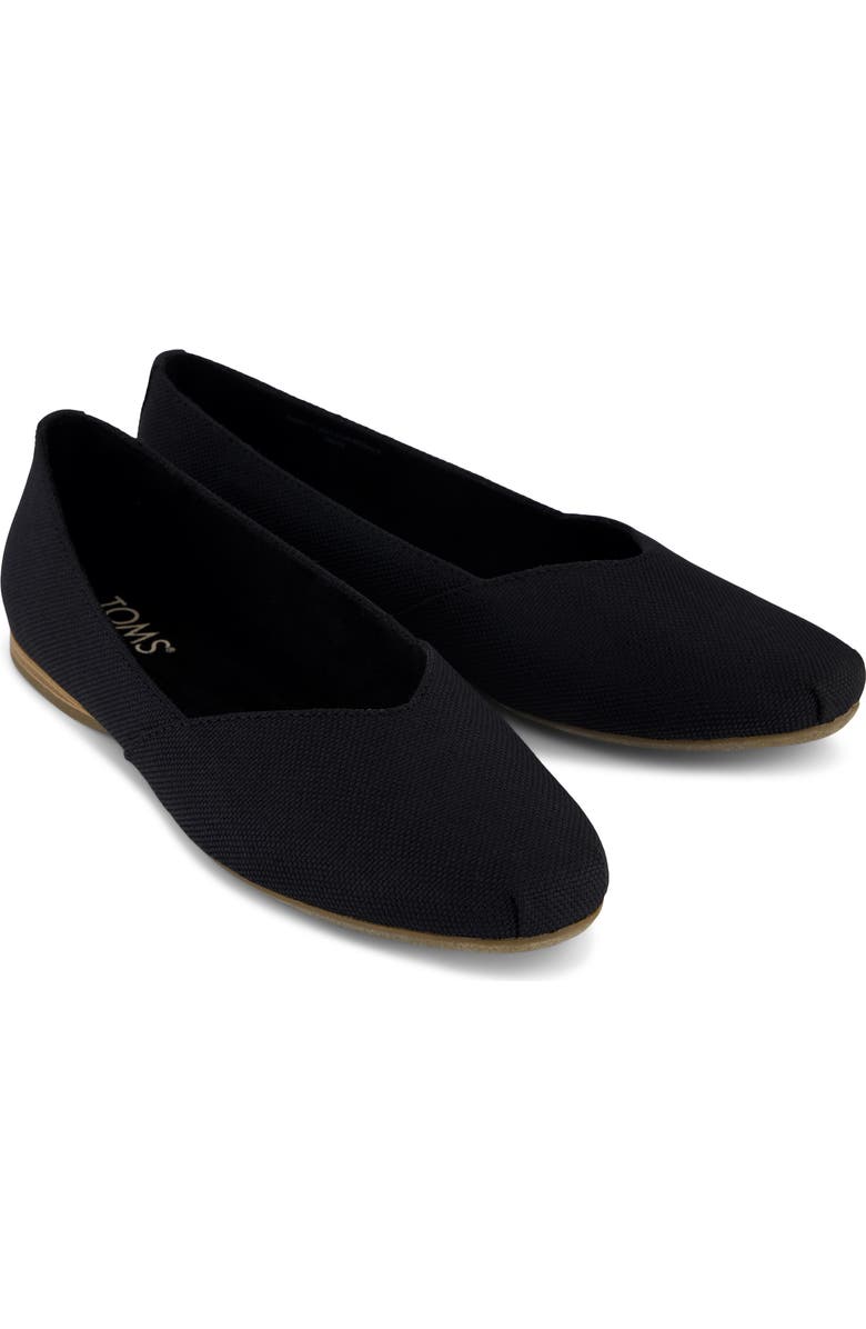 TOMS Gemma Ballet Flat, Main, color, Black