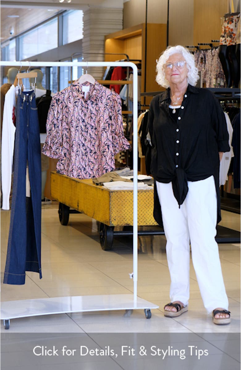 Fiona Charming Paisley Button-Up Shirt, sales video thumbnail