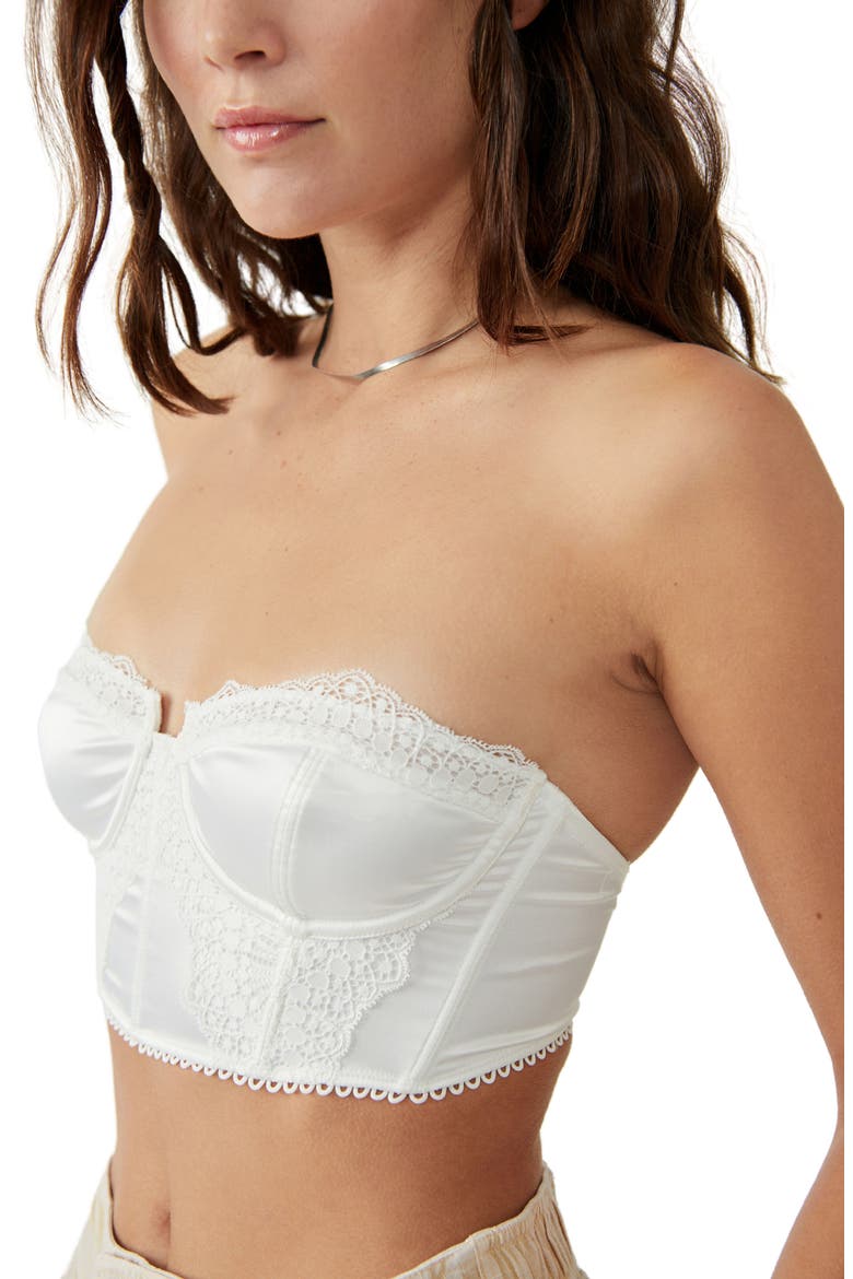Lots of Love Strapless Underwire Bra, Alternate, color, IVORY