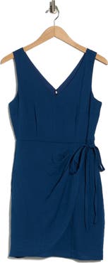 Sam Edelman Sleeveless Faux Wrap Minidress