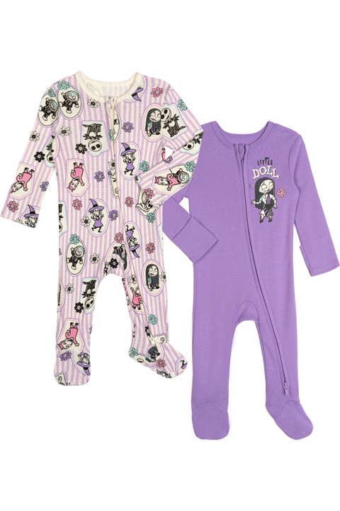 Nightmare Before Christmas 2-Pack Footed Sleep N' Play
