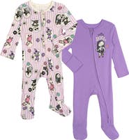 Disney Nightmare Before Christmas 2-Pack Footed Sleep N' Play