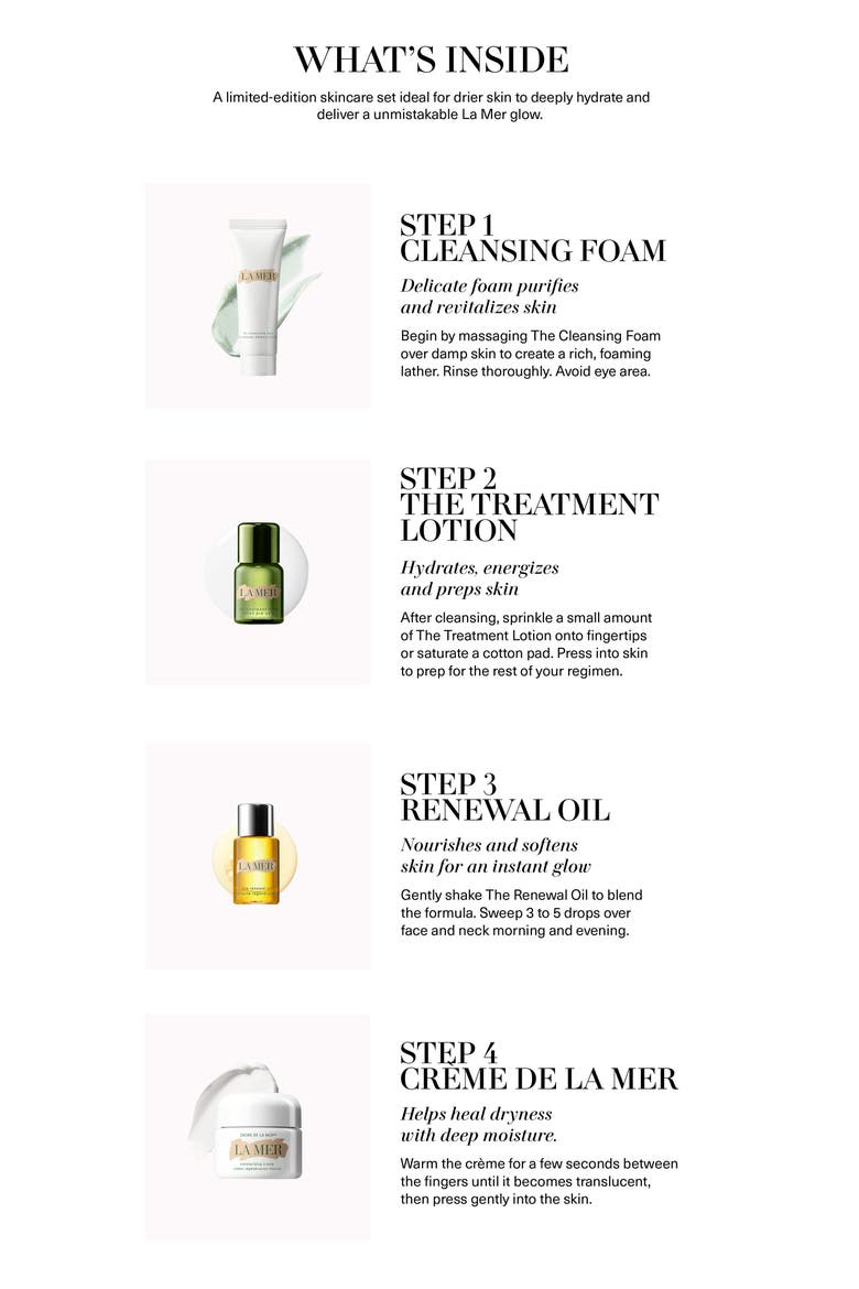 Travel Size Crème de la Mer Set $182 Value, Alternate, color, NO COLOR
