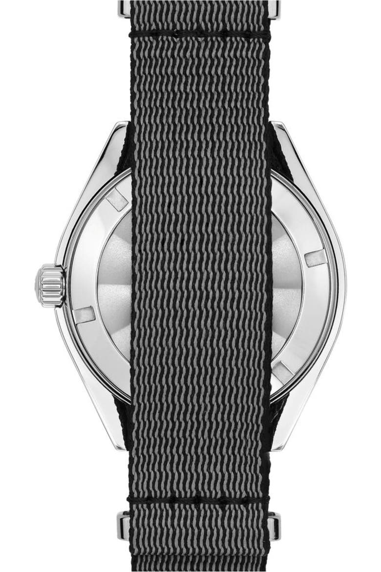 DS PH500M Automatic NATO Strap Watch, 43mm, Alternate, color, STAINLESS STEEL