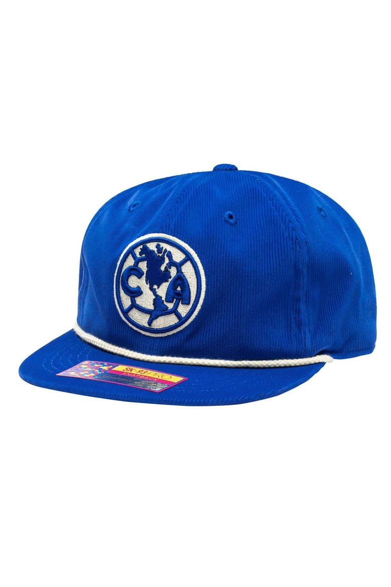 Men's Blue Club America Snow Beach Adjustable Hat, Main, color, Blue