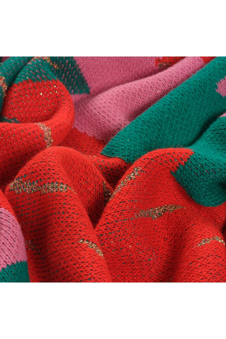 Moda Dragon Jacquard Knitted Acrylic Throw, Alternate, color, Multicolor